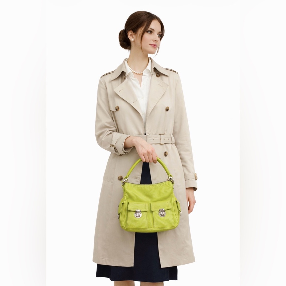 Marc Jacobs Collection 'Blake' GREEN Multi-Pocket Hobo Gilmore Girl Style RARE